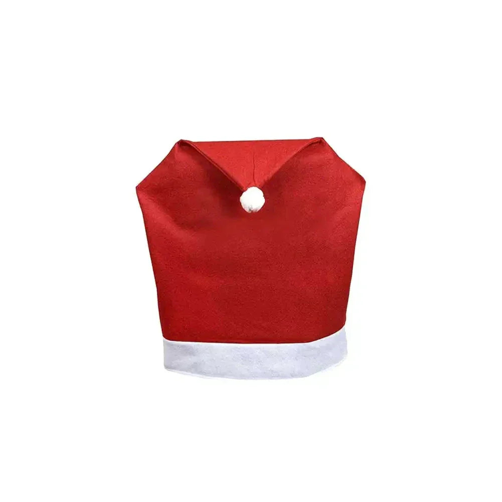 SantaSeat Kerst Stoelhoezen – Set van Decoratieve Stoelhoezen met Kerstman-ontwerp