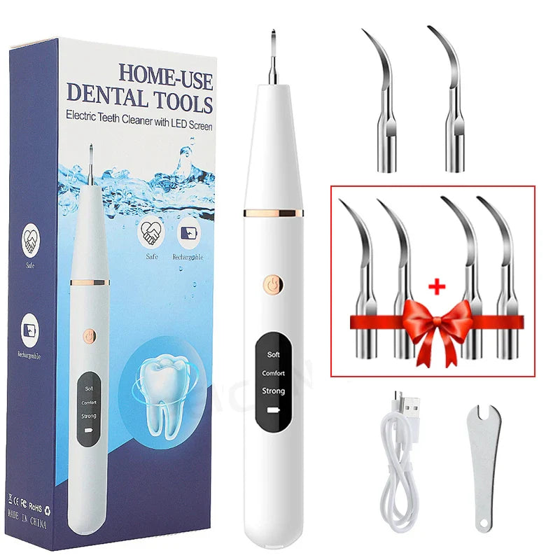 SmilePro Ultrasone Tandsteenreiniger – Effectieve Plaqueverwijderaar voor Thuis