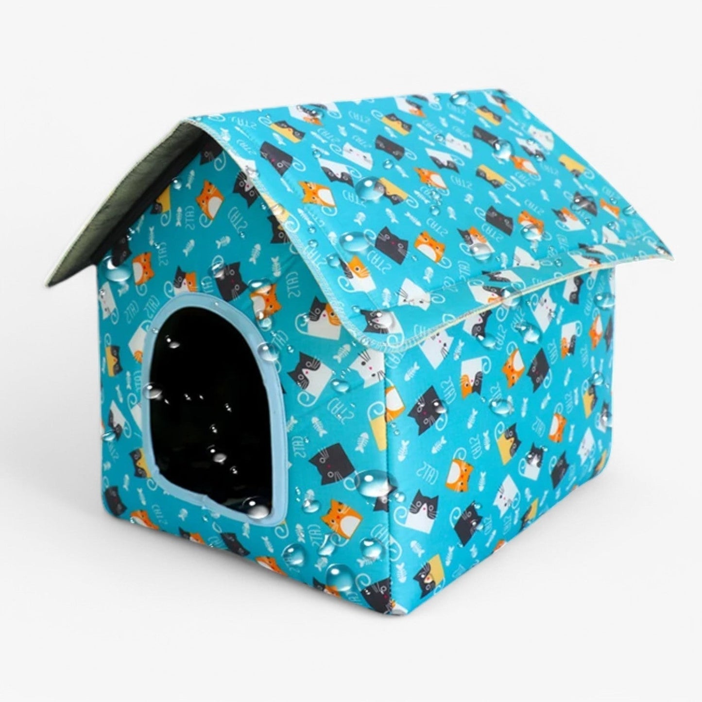 Weerbestendig Dierenhuis "KnusNest" voor Katten en Kleine Honden
