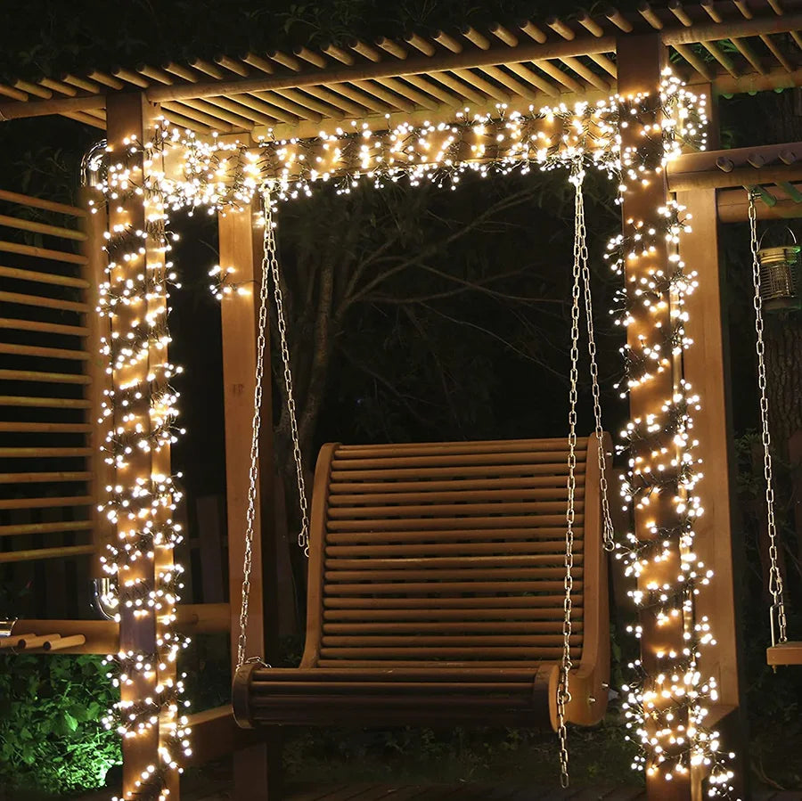 LumaLine Kerstverlichting – 10 Meter LED Lichtslang met 1000 Warme Witte Lampjes voor Binnen en Buiten