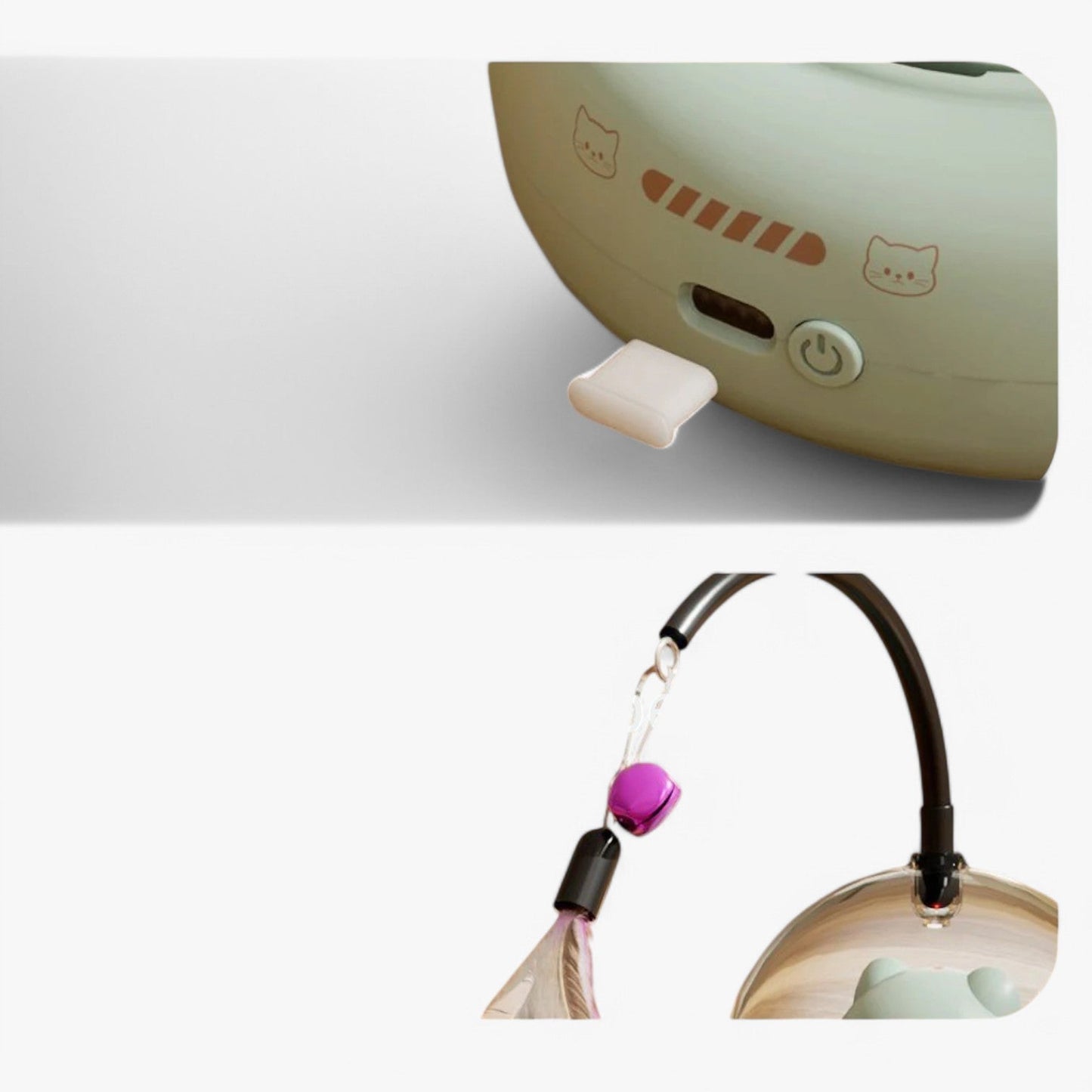 Slimme Kattenlaser "Jachtlicht" met Regenboogfunctie en USB-oplaadfunctie