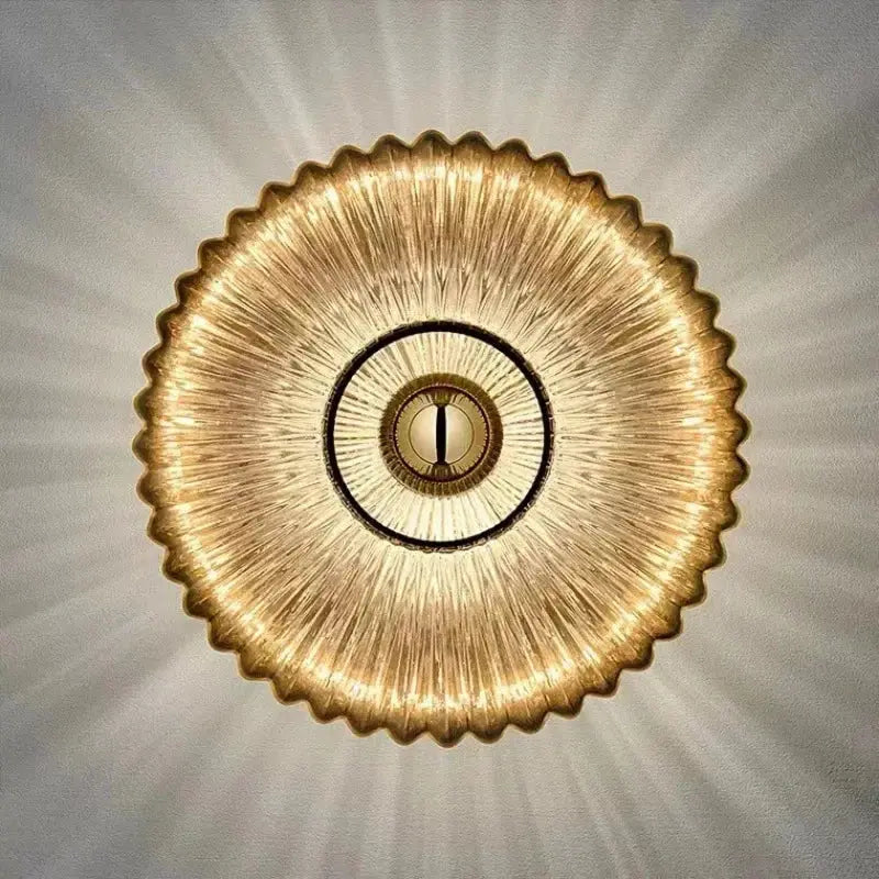 Wandlamp LumièreLux van Glas met Warme Gloed – De Sfeervolle Lichtaccentlamp