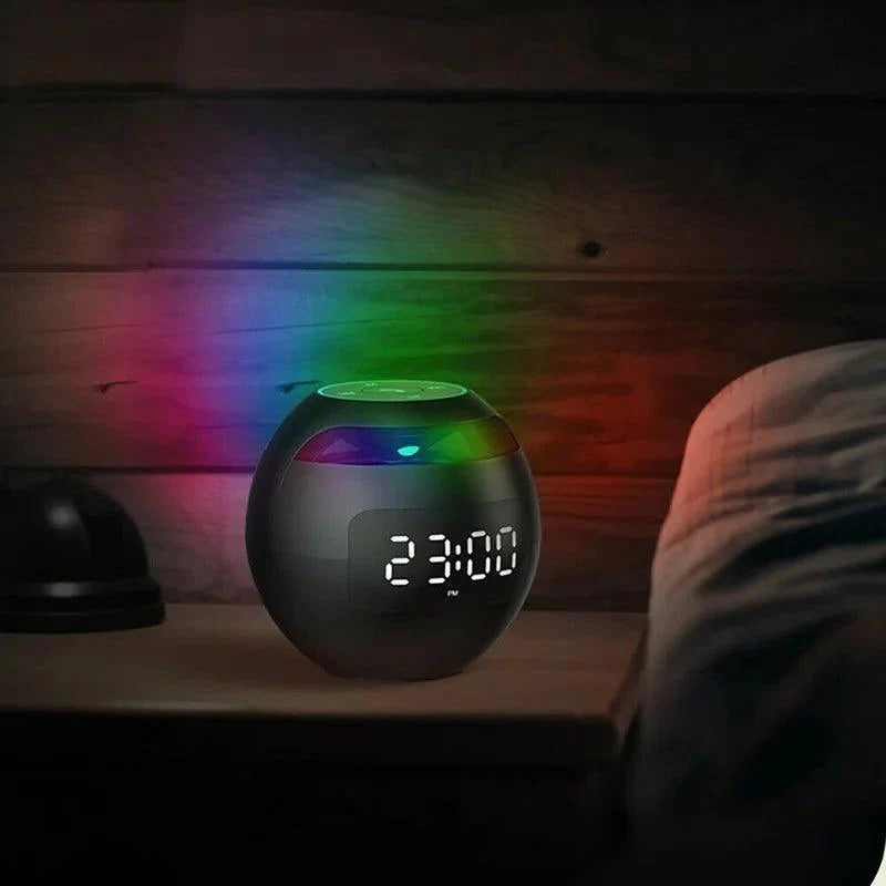 LichtBal Sfeerwekker – Bluetooth Wekker met Nachtlamp en LED Lichtshow