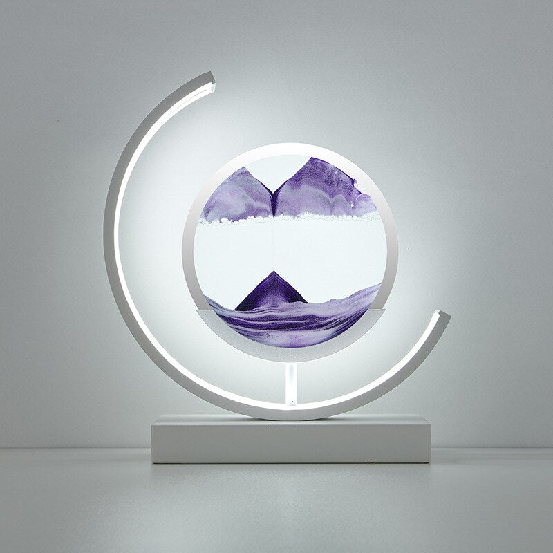 LED Tafellamp met Bewegend Zandlandschap – SandLight