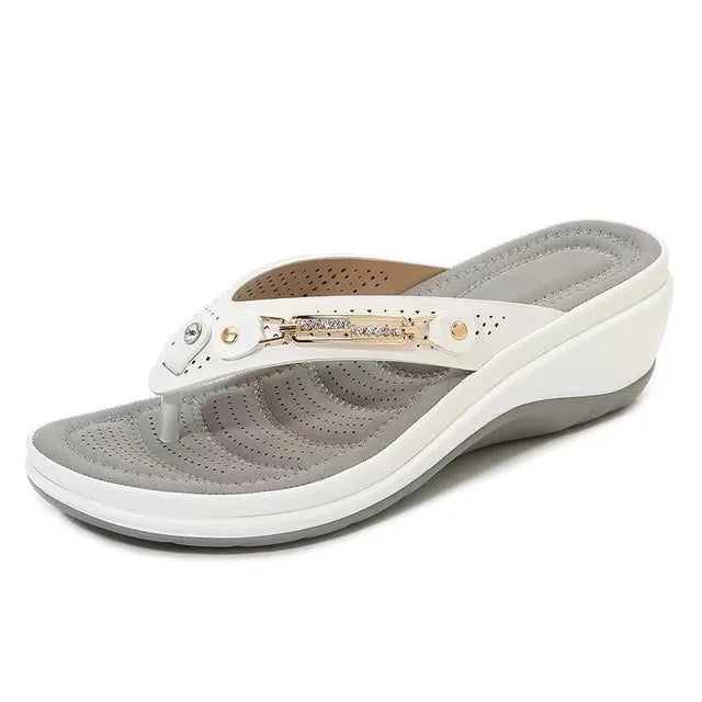 ZomerZacht Orthopedische Dames Slipper met Comfortvoetbed – Luchtig, ondersteunend en stijlvol – Perfect voor warme dagen