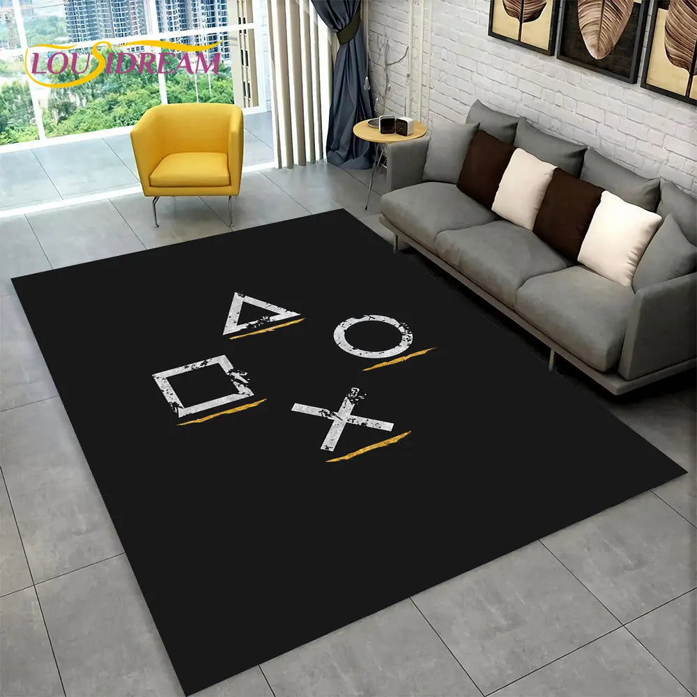 GameJoy Speelmat – Zachte 3D Gamepad Vloermat voor Kinderen en Gamers