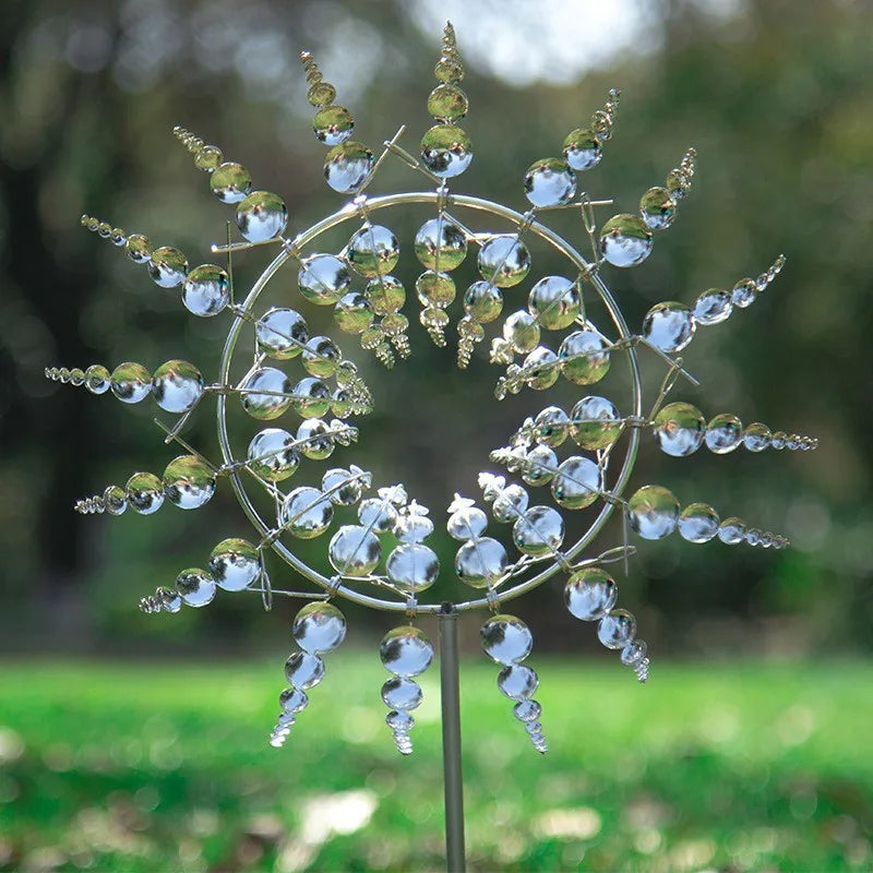 ZonneSchijn Windspinner – Weerbestendig Metalen Tuindecoratie Kunstwerk