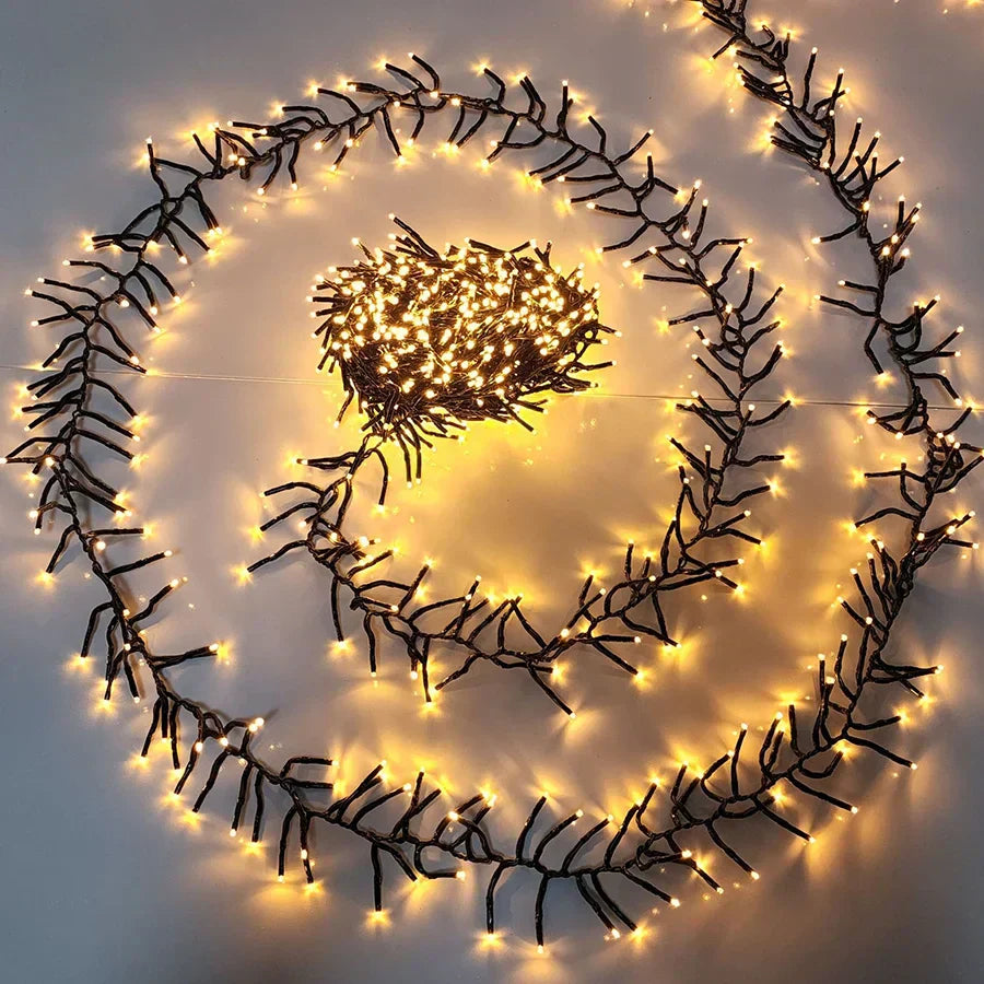 LumaLine Kerstverlichting – 10 Meter LED Lichtslang met 1000 Warme Witte Lampjes voor Binnen en Buiten
