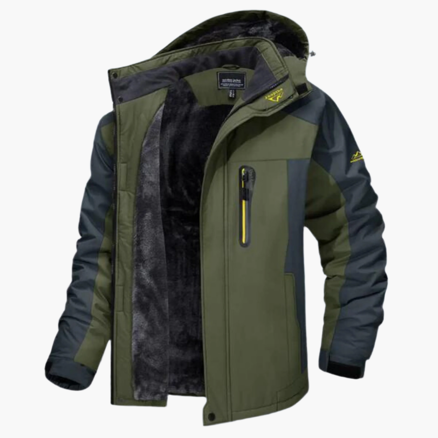 Warme Outdoor Winterjas voor Heren – Wind- en Waterdicht met Capuchon