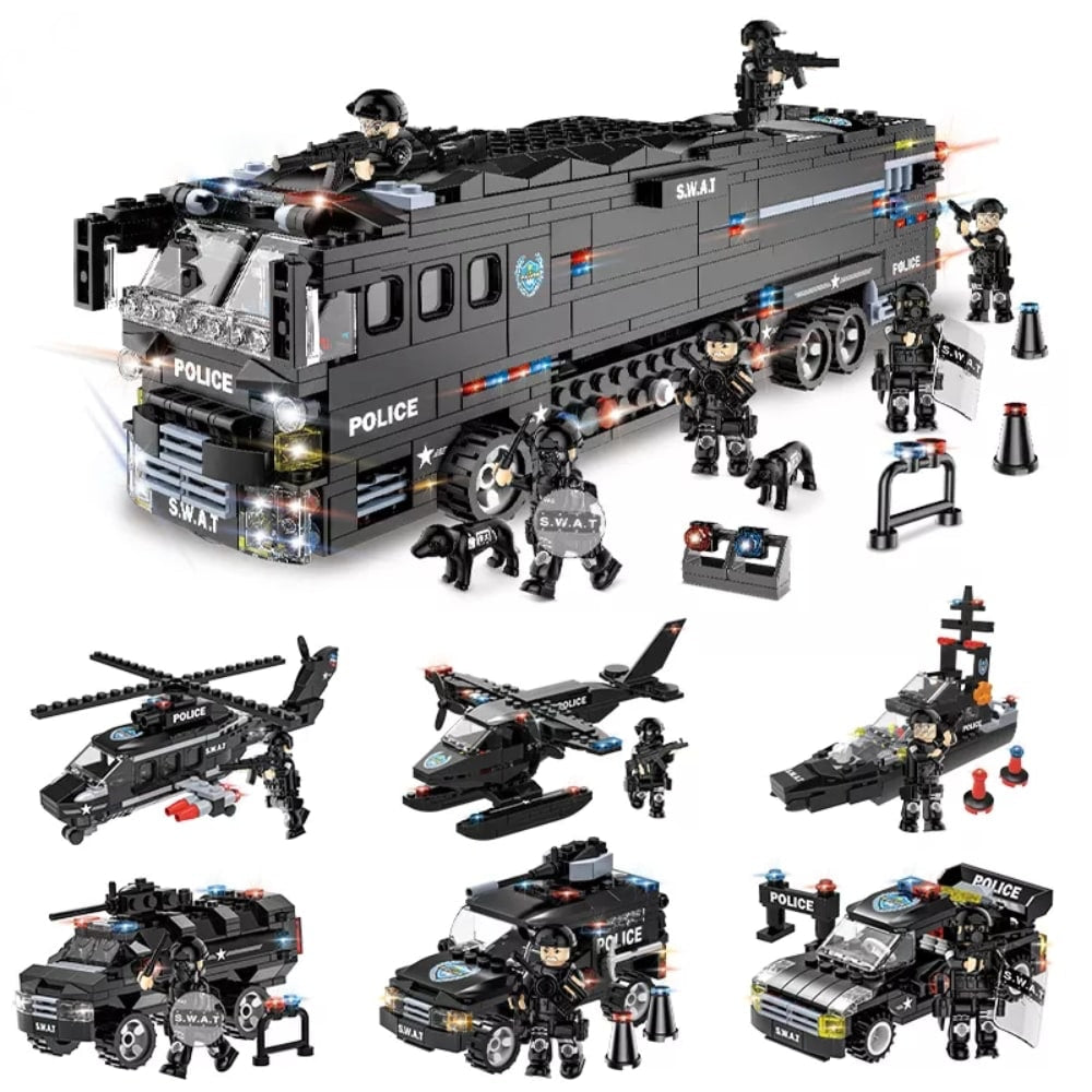 SWAT Team Bouwset | 1014 Onderdelen | Compatibel met Merken