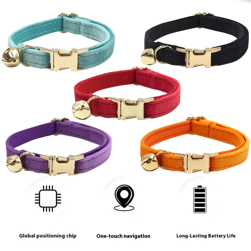 Huisdier Tracker Mini – Slimme Bluetooth Dierenlocator met Halsband en Bel