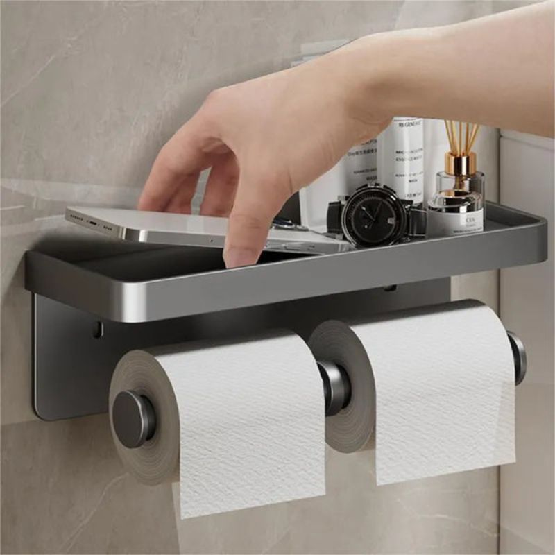 Saniflex Multifunctionele Toiletrolhouder – Modern Ontwerp en Praktische Functionaliteit