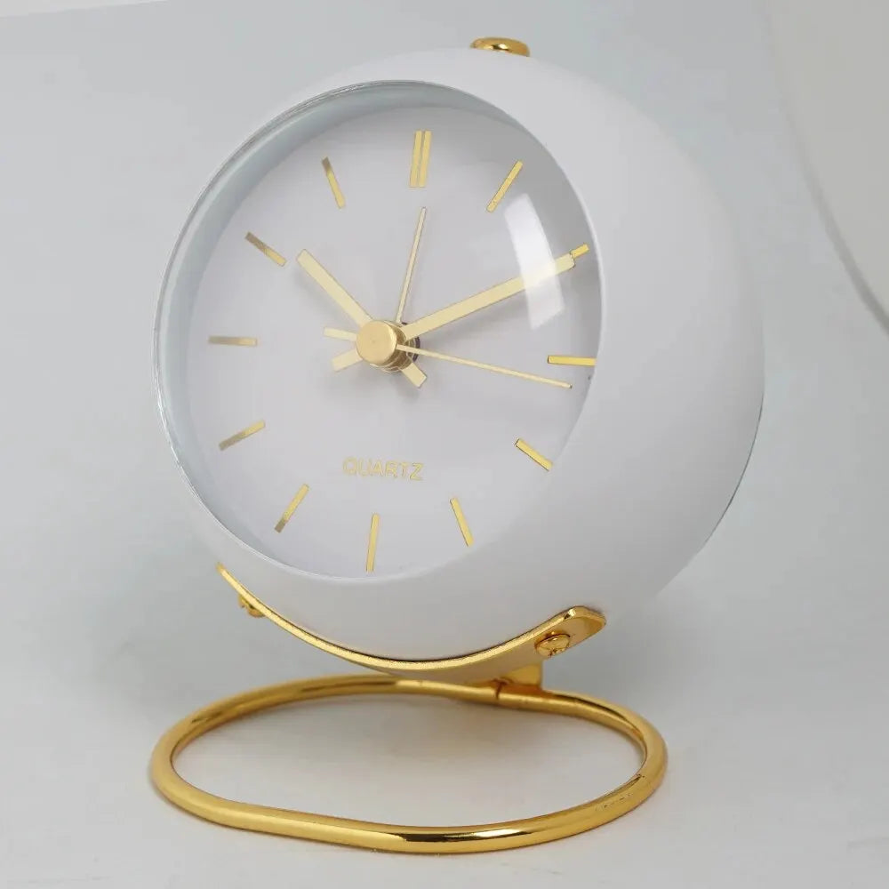 Minimalistische Scandinavische Bureauklok met Stil Quartz-Uurwerk