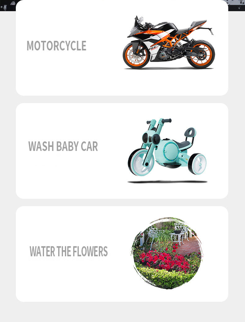 TurboBrush 360 Autowasborstel – Draaibare Borstel met Zeepdispenser & Verlengsteel