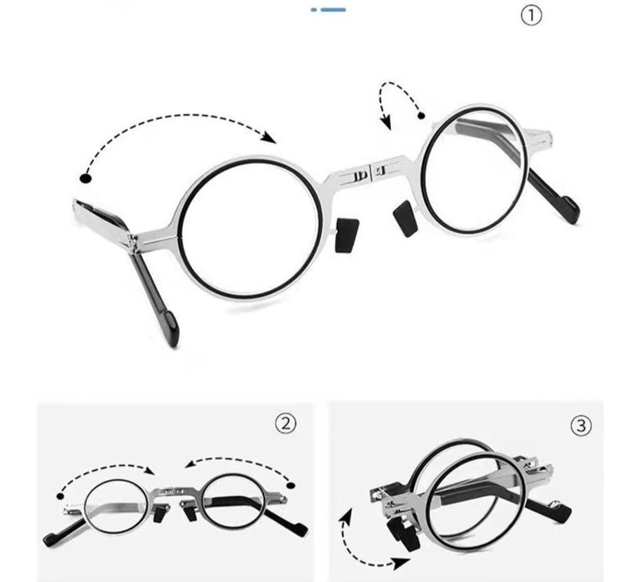CompactView Leesbril – Opvouwbare Bril voor Draaggemak en Bescherming
