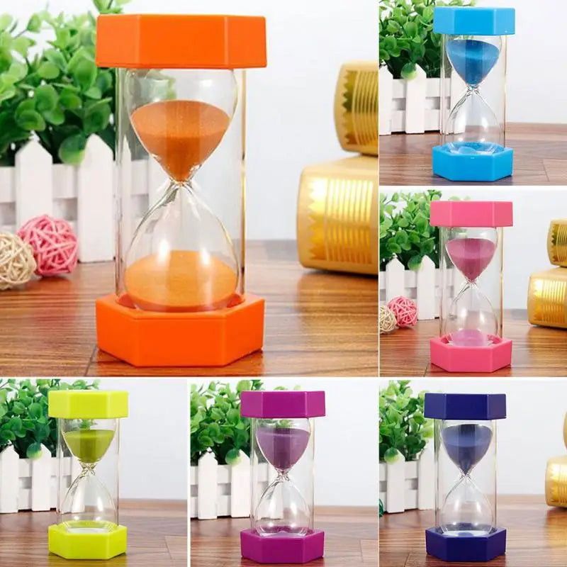 Zeskantige Decoratieve Zandloper – Meerdere Tijdsopties en Kleuren