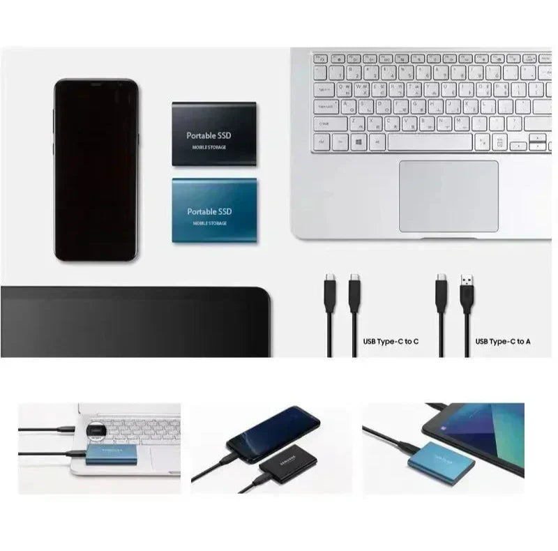 SpeedPro SSD 2TB Hoge Snelheid Opslag met USB-C 3.1