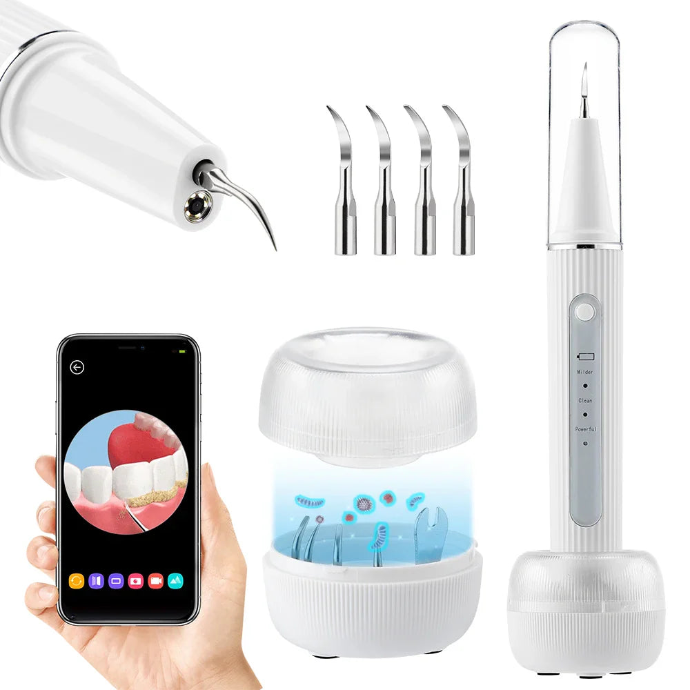 ClearView Ultrasone Tandreiniger – Met Scherm en Effectieve Tandsteenverwijdering