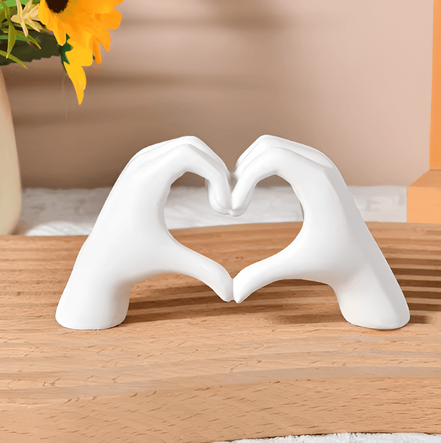 LoveSculpt Houten Hartdecoratie – Handgemaakt Symbool van Liefde