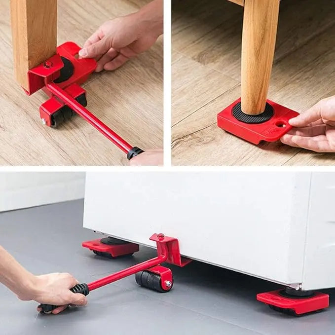 Meubelheffer ProLift – Ergonomische Set met Glijders voor Zware Meubels