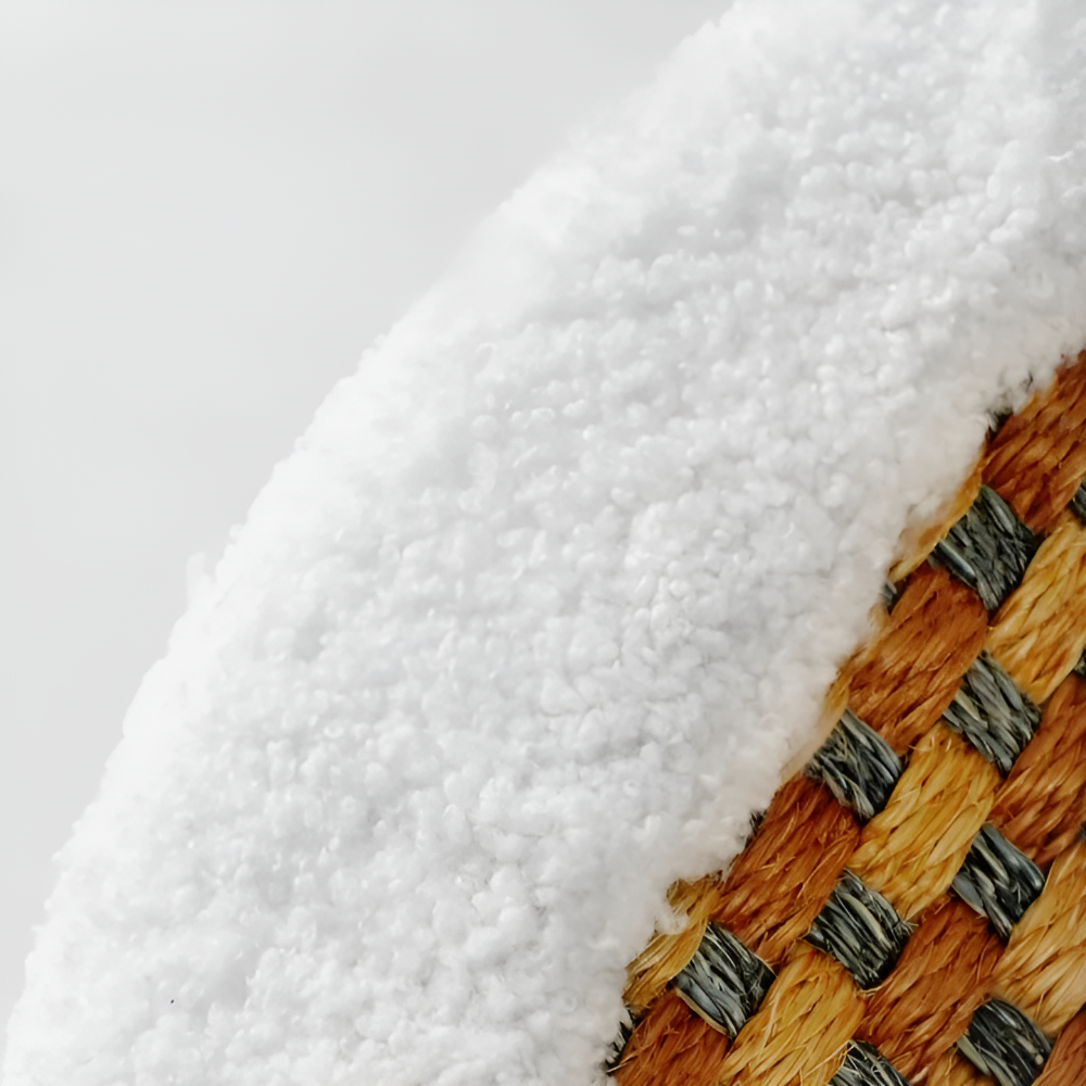 Luxe Kattenbed met Kraboppervlak – Pluche 2-in-1 Kattenmeubel
