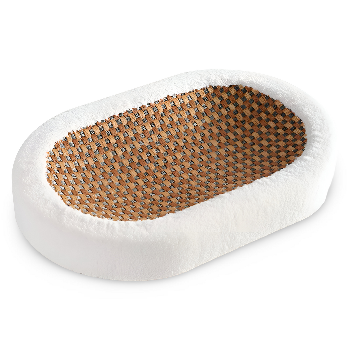 Luxe Kattenbed met Kraboppervlak – Pluche 2-in-1 Kattenmeubel