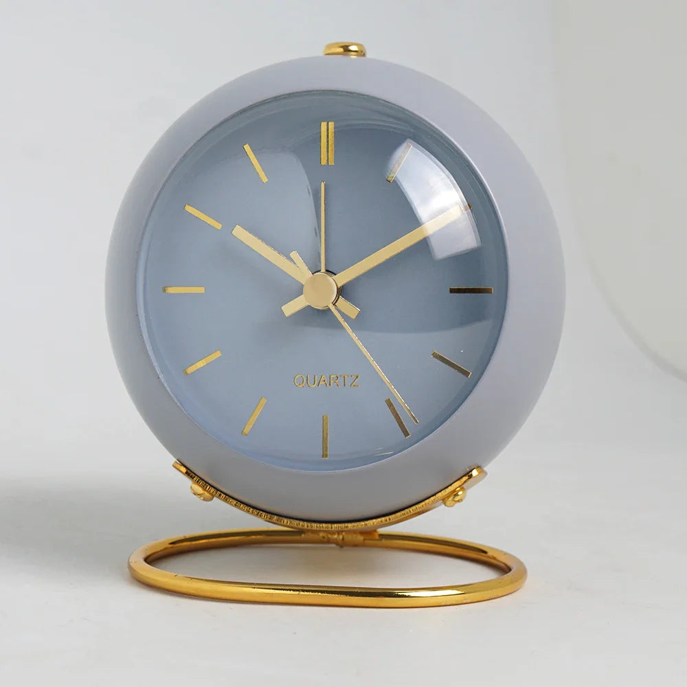 Minimalistische Scandinavische Bureauklok met Stil Quartz-Uurwerk