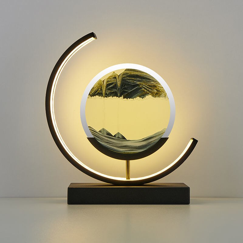 LED Tafellamp met Bewegend Zandlandschap – SandLight