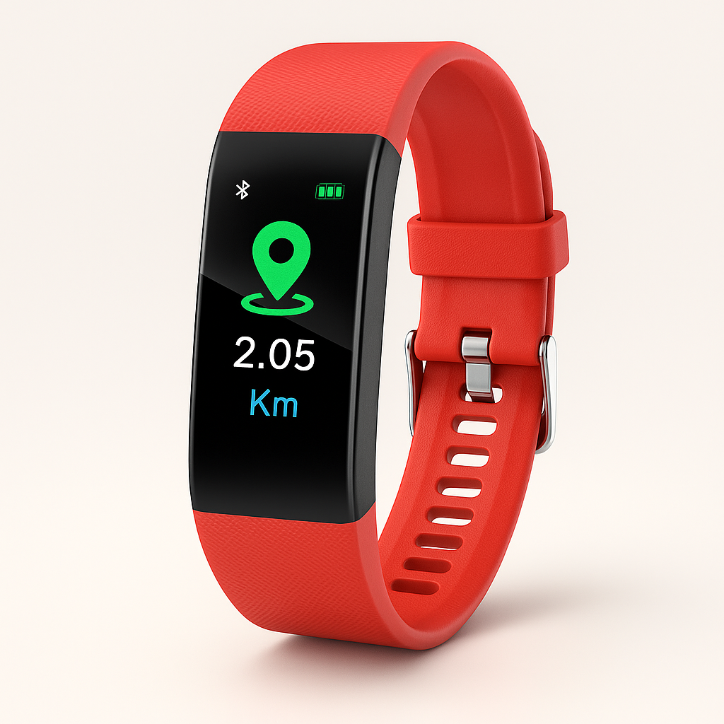 Comfort Smartwatch met Hartslagmeter en Stappenteller | Waterdicht | USB Oplaadbaar