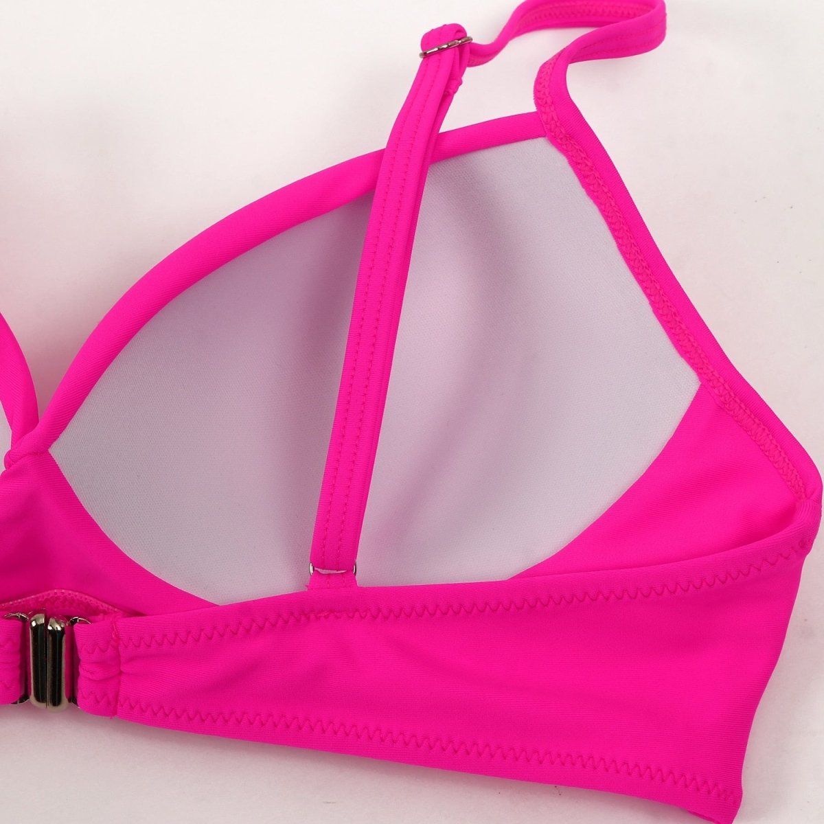Serenara | Effen Bikini Met Hoge Taille