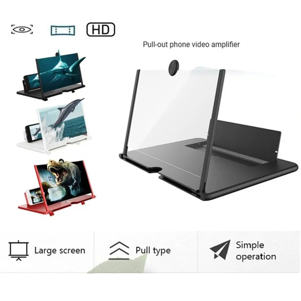 Telefoon Schermvergroter – Draagbare 10 Inch Smartphone Projector