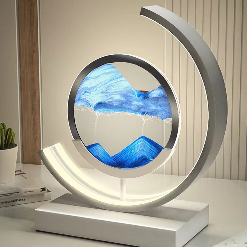 LED Tafellamp met Bewegend Zandlandschap – SandLight