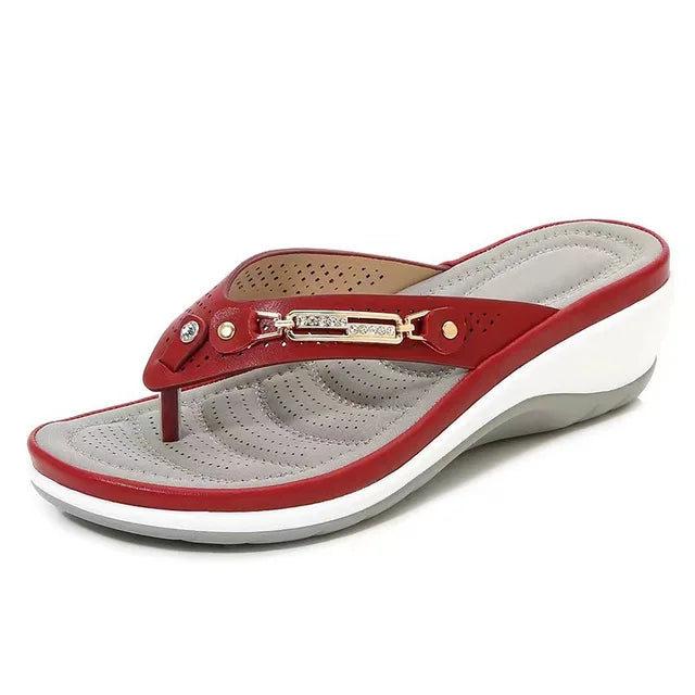 ZomerZacht Orthopedische Dames Slipper met Comfortvoetbed – Luchtig, ondersteunend en stijlvol – Perfect voor warme dagen