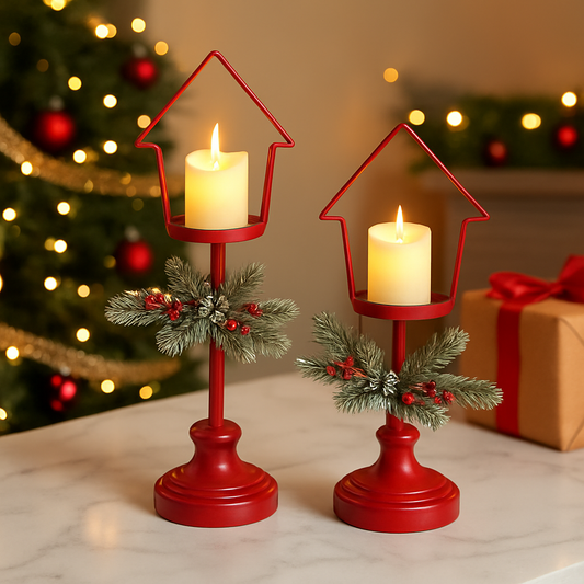 Solvane Kaarsenhouder-Set – Klassieke Lantaarnhouders voor Sfeervolle Momenten