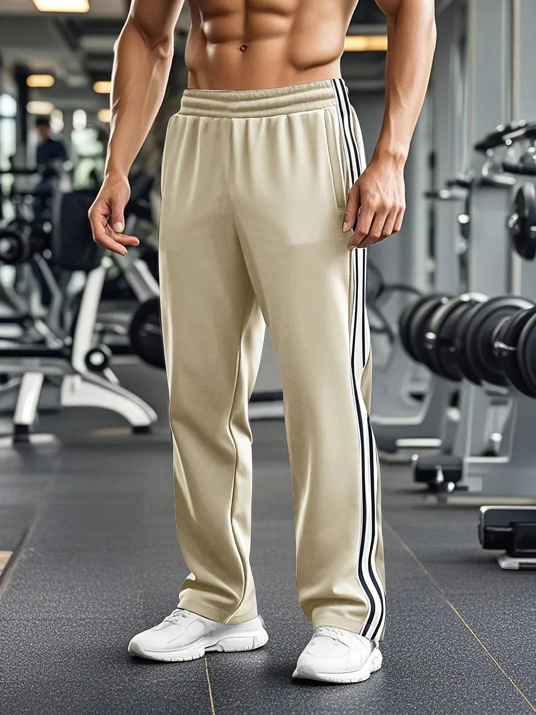 MoveFit Herensportbroek – Comfortabele Pasvorm met Trekkoord Taille