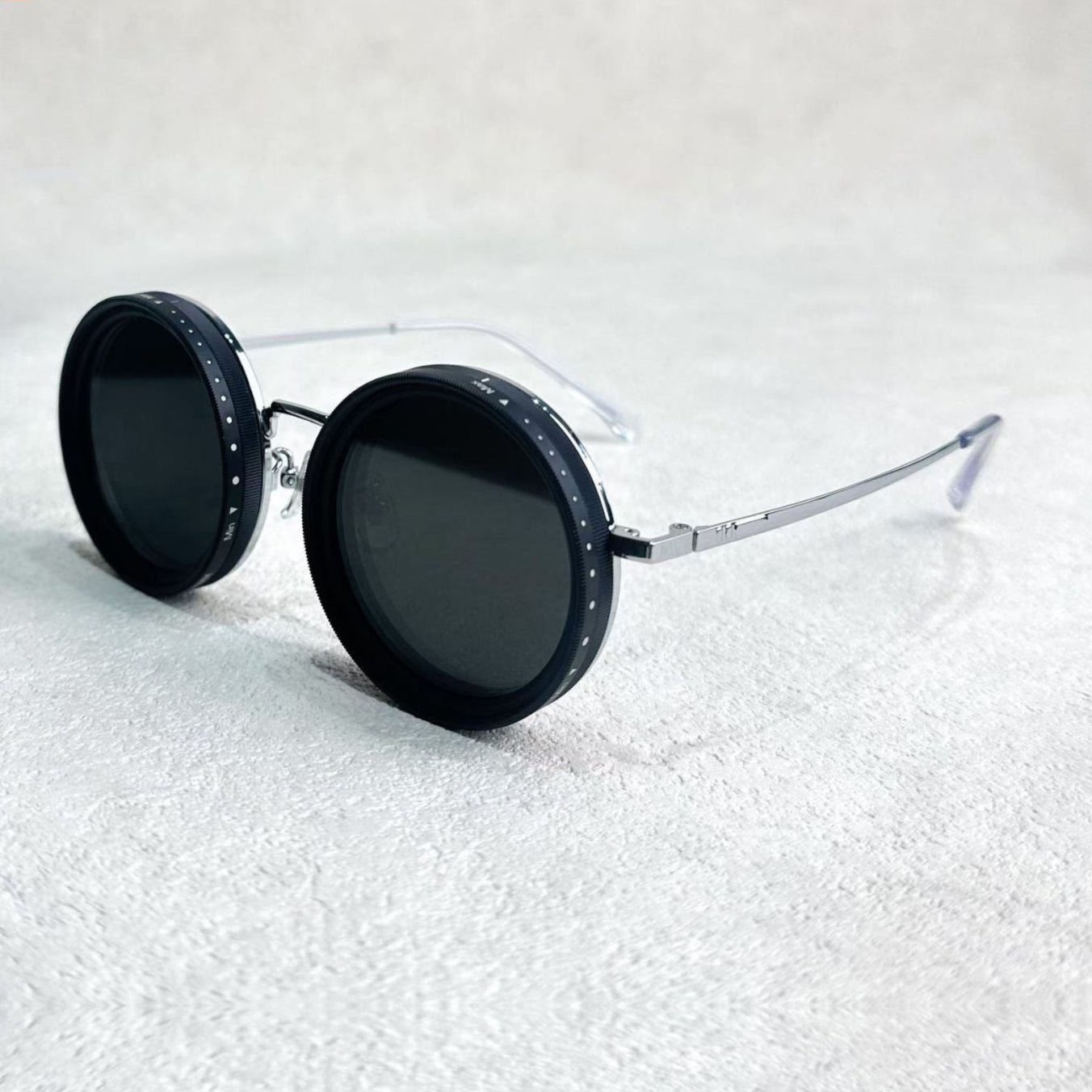 VisionRound Gepolariseerde Zonnebril – Unisex Retro Design met Verstelbare Lichtfilter
