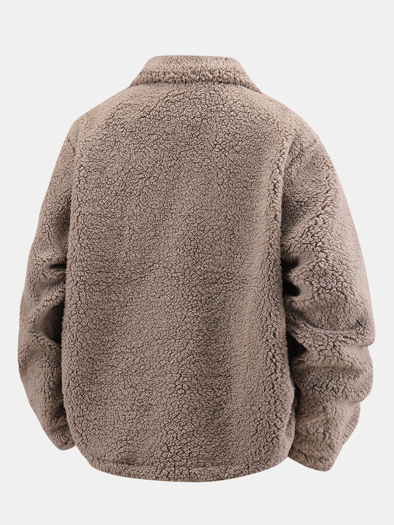 Retro Flanellen Jack TeddyLine – Warm Herenjack met Zachte Teddyvoering