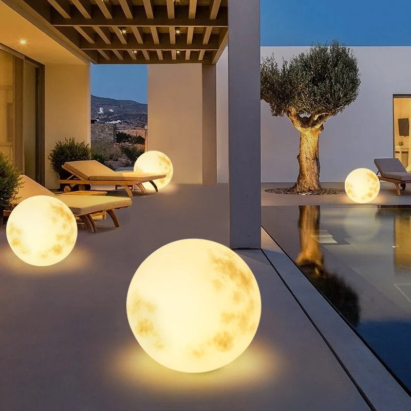 Tuinlamp in de Vorm van de Maan | Delopi MoonlitOasis