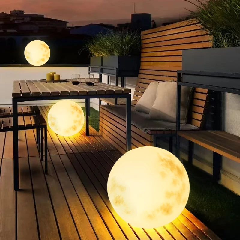 Tuinlamp in de Vorm van de Maan | Delopi MoonlitOasis