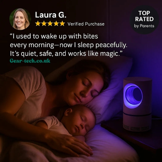 InsectoStop UV Vliegenvanger – Elektrische Muggenlamp voor Binnen en Buiten