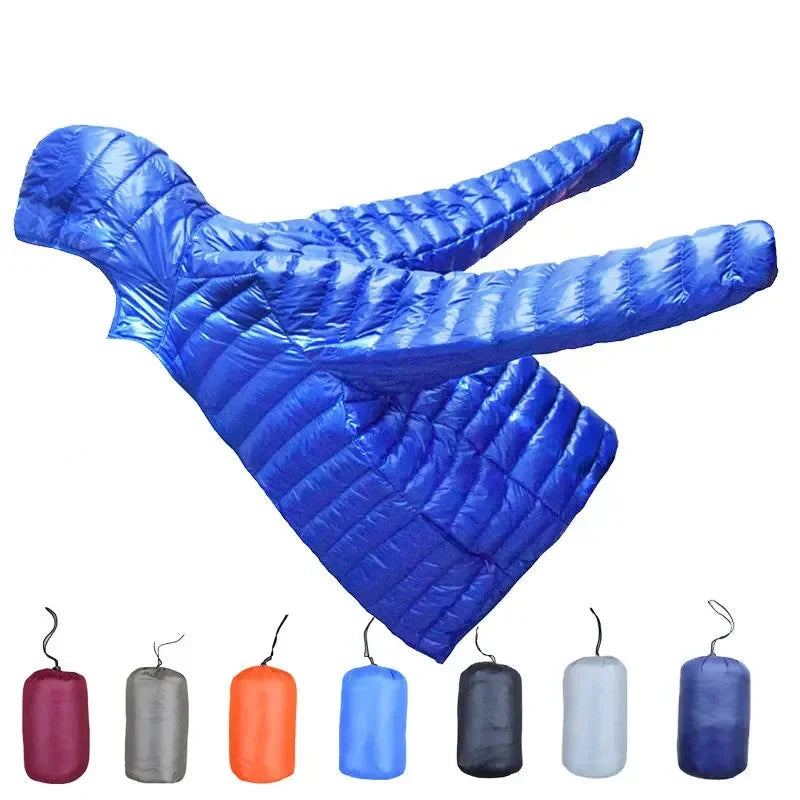 Ultraleichte Donsjacke - Kapuchon - Ritsluiting - Lichte Pufferjacke - Winterjassen voor mannen