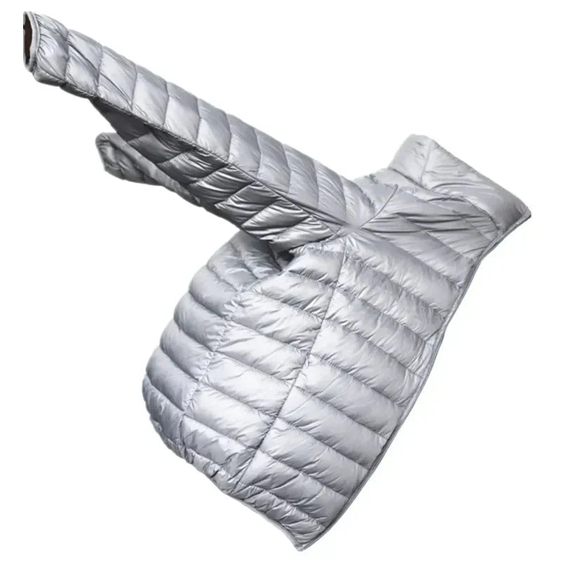 Ultraleichte Donsjacke - Kapuchon - Ritsluiting - Lichte Pufferjacke - Winterjassen voor mannen