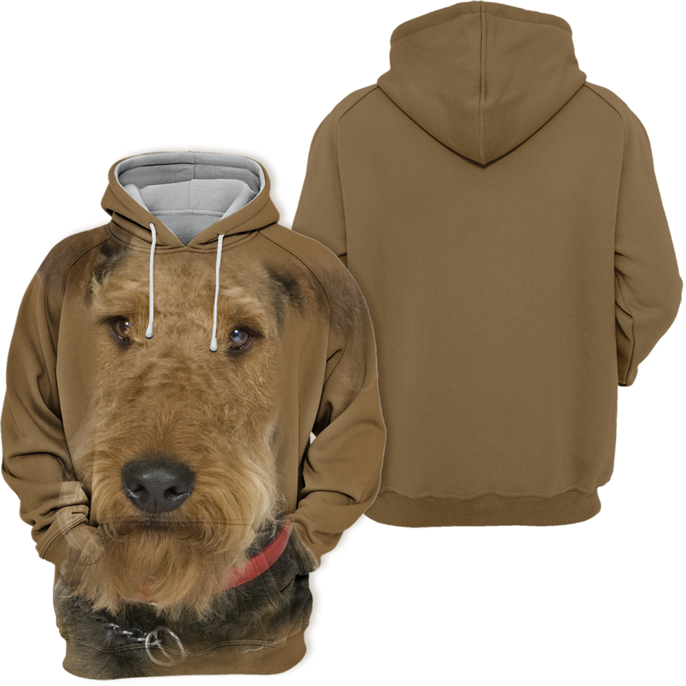 Unisex Honden Hoodie | Airedale Terrier