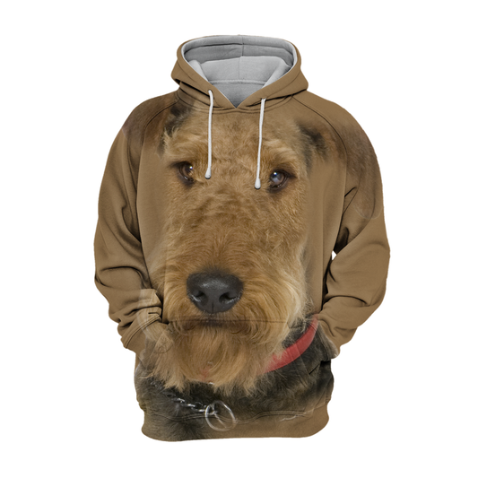 Unisex Honden Hoodie | Airedale Terrier