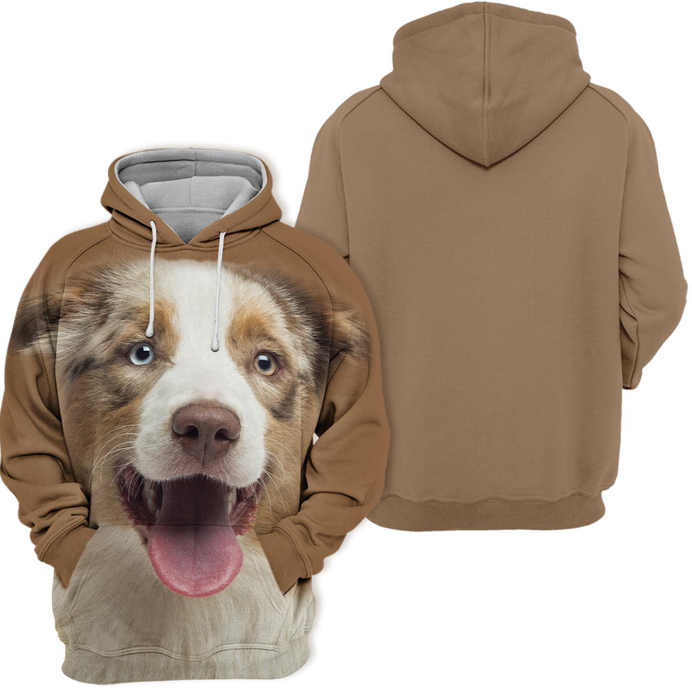 Unisex Honden Hoodie | Australian Shepherd Laugh
