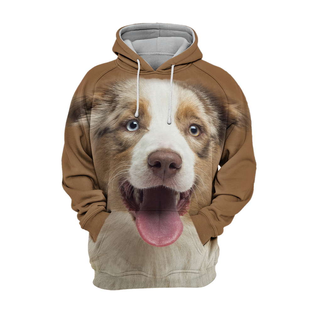 Unisex Honden Hoodie | Australian Shepherd Laugh