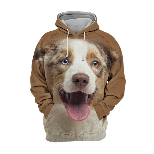 Unisex Honden Hoodie | Australian Shepherd Laugh