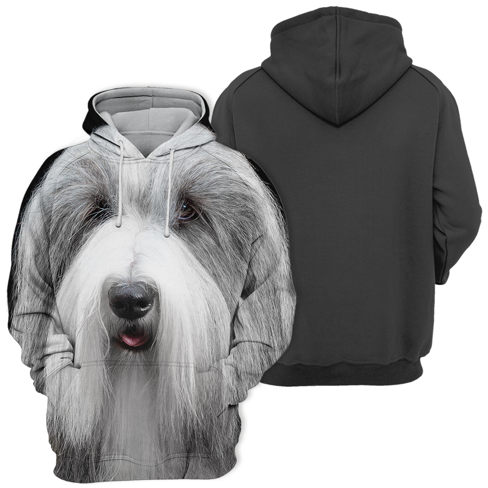 Unisex Honden Hoodie | Bearded Collie