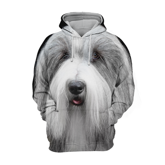 Unisex Honden Hoodie | Bearded Collie