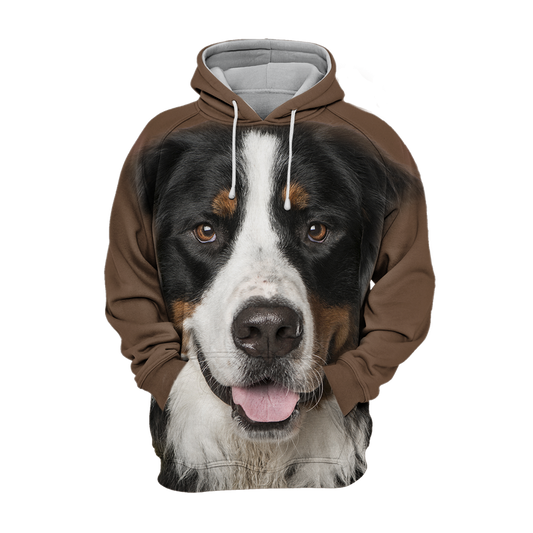 Unisex Honden Hoodie | Bernese Mountain Adorable